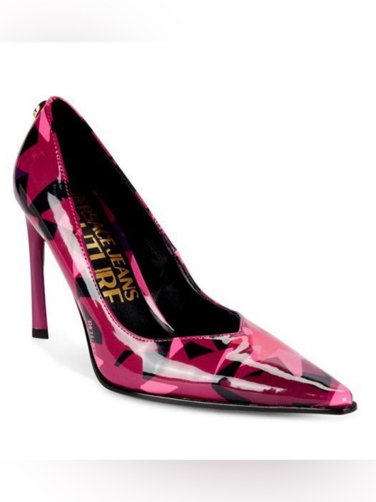 Versace Jeans Collection Shoes - Versace Jeans Couture Patent Pumps EU 35 Stiletto Heels NIB